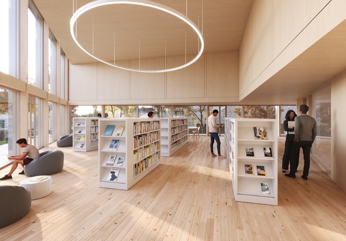 ÉTUDES EN COURS - Zoom sur notre projet de construction de la médiathèque de la ville de Saint-Pierre-le-Moûtier (58) en collaboration avec Laurent Mayoud-Agence d'architecture PLAYTIME 2