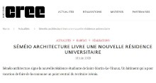 Architectures CREE - St Martin le Vinoux
