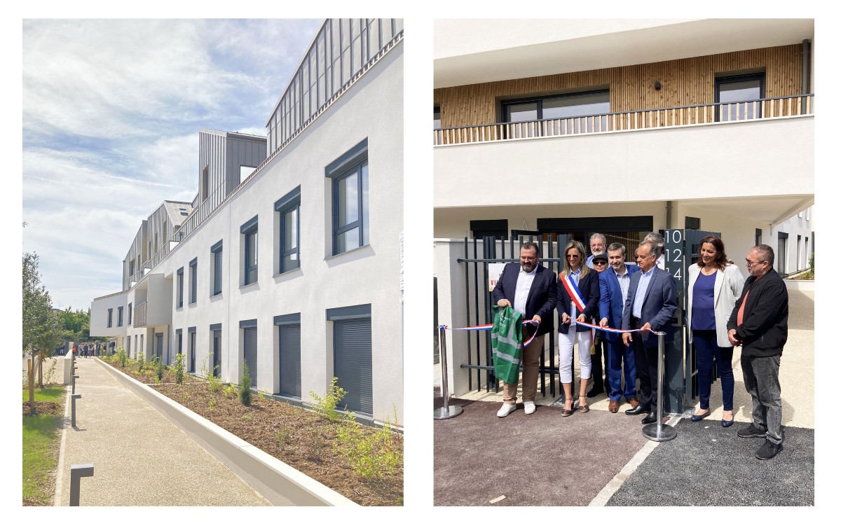 INAUGURATION de notre projet de construction de 55 logements collectifs à Drancy (93) 1