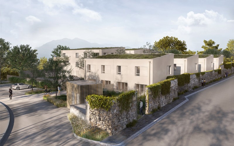 Logements collectifs et maisons