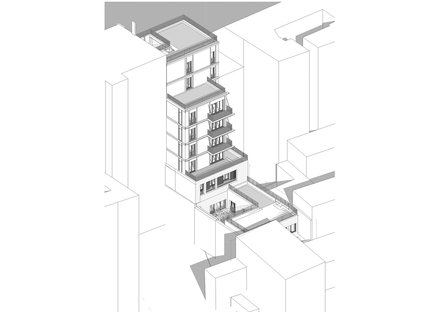 Logements collectifs et local d'activité 2