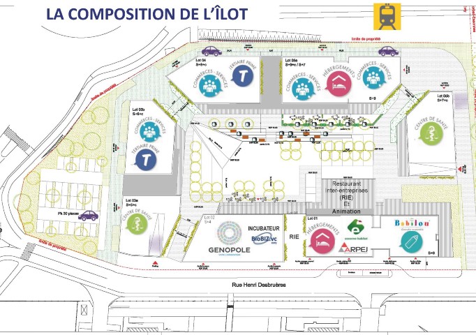 Pôle de vie Génopole 3