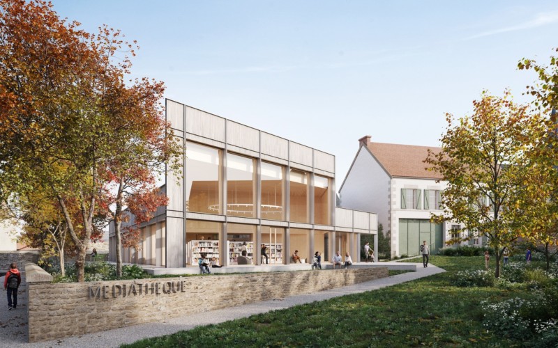 Médiathèque et salle de cinéma
